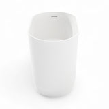 39" Tatara Solid Surface Stone Resin Japanese Soaking Tub