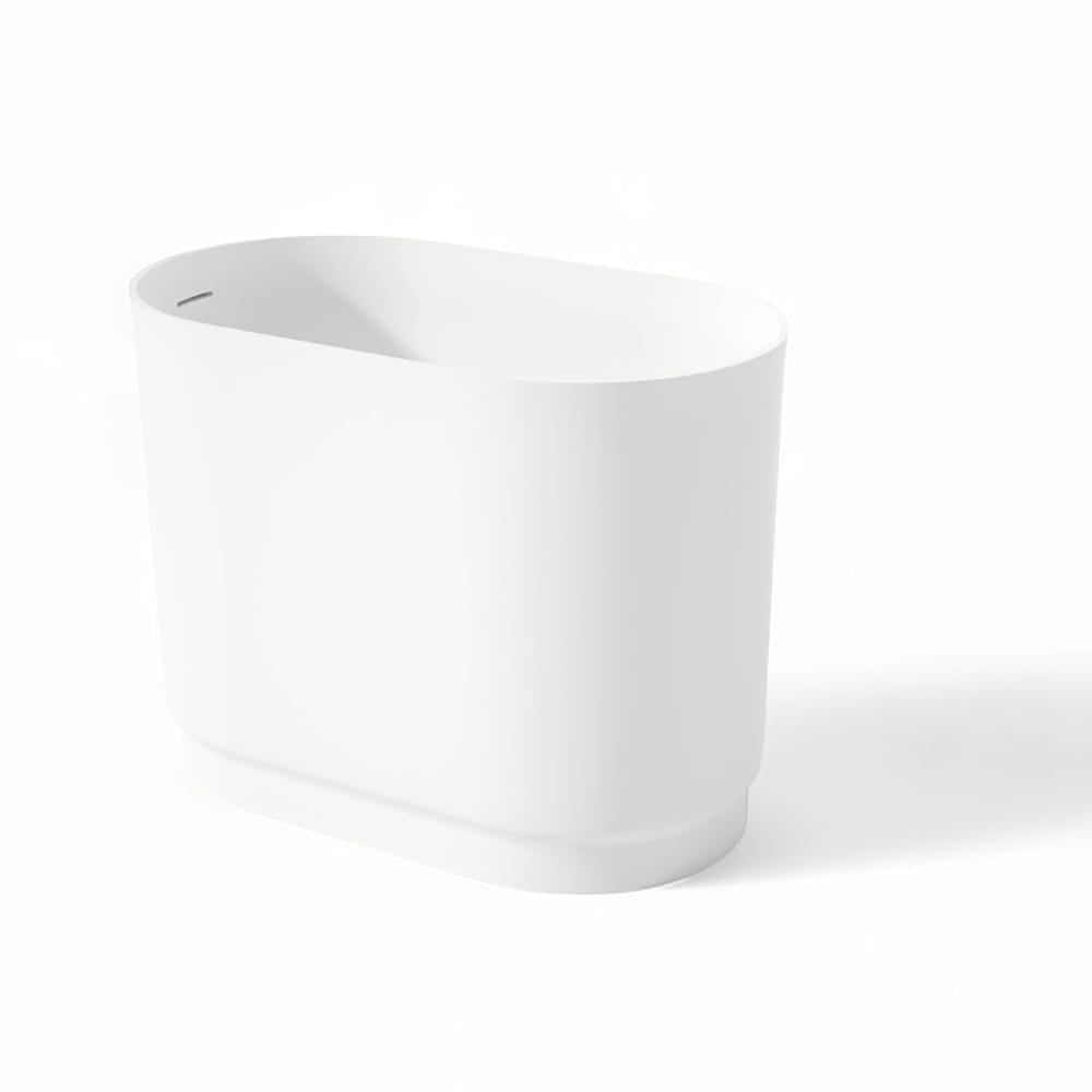 39" Tatara Solid Surface Stone Resin Japanese Soaking Tub