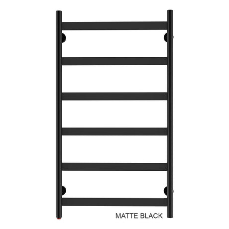 41" Tall 6 Flat Bar Wall-Mount Hard-Wiring/Plug in Towel Warmer