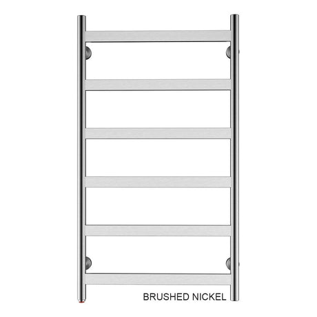 41" Tall 6 Flat Bar Wall-Mount Hard-Wiring/Plug in Towel Warmer