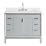 42" Heppener Vanity for Rectangular Undermount Sink