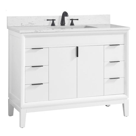 42" Heppener Vanity for Rectangular Undermount Sink