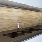 45" Buenavista Hammered Copper Triple-Bowl Drop-In Kitchen Sink