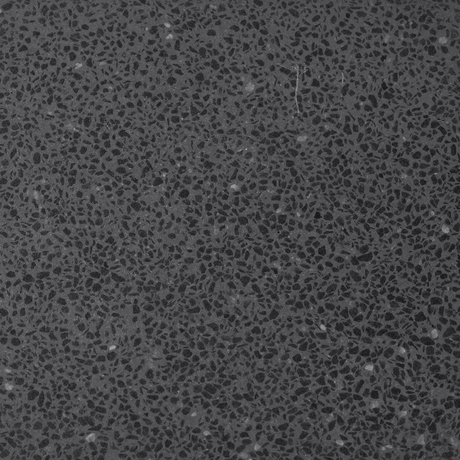 47" Thorold Rectangular Cast Concrete Vessel Sink with Wood Stand - Speckled Dark Gray Sandstone