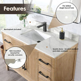 48" Belvedere Single Vanity for Undermount Sink
