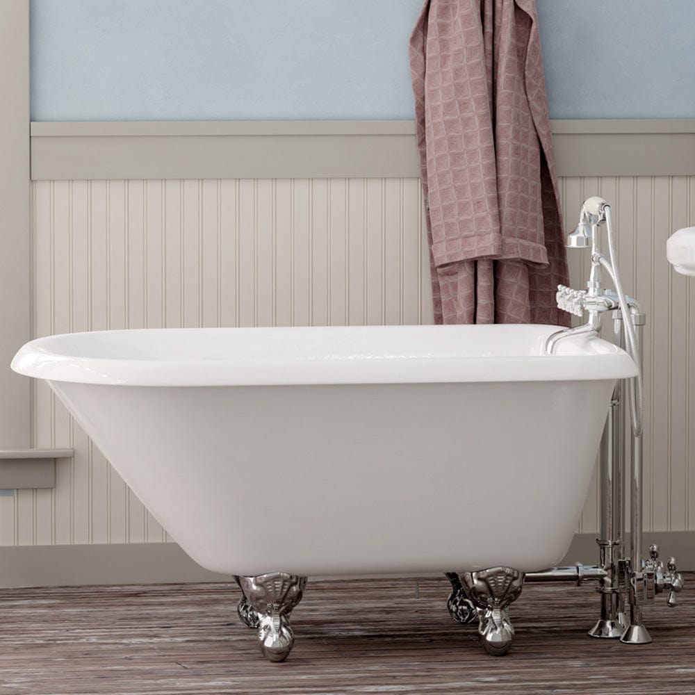 48" Macon Cast Iron Roll-Top Clawfoot Tub