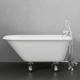 48" Macon Cast Iron Roll-Top Clawfoot Tub