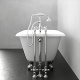 48" Macon Cast Iron Roll-Top Clawfoot Tub