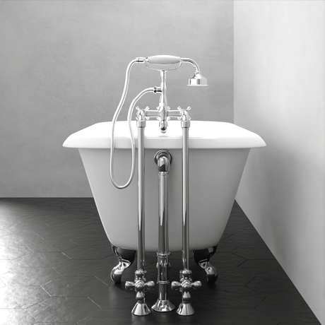 48" Macon Cast Iron Roll-Top Clawfoot Tub