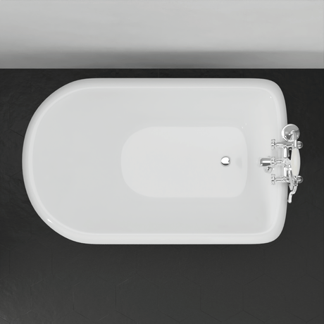 48" Macon Cast Iron Roll-Top Clawfoot Tub