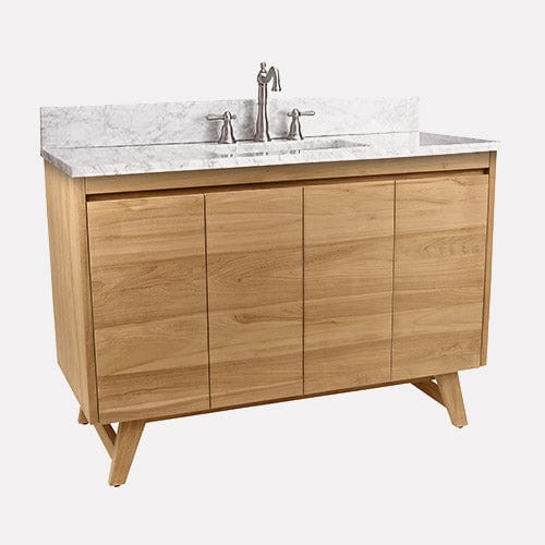 48" Winton Teak Vanity for Rectangular Undermount Sink