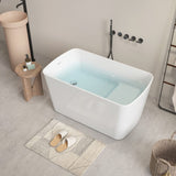 49" Borica Acrylic Japanese Soaking Tub