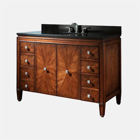 49" Coram Vanity for Rectangular Undermount Sink - New Walnut