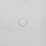 51" Betula Solid Surface Stone Resin Japanese Rectangular Soaking Bathtub with Integral Seat