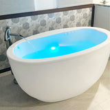 58" Brook Acrylic Freestanding Massage Tub