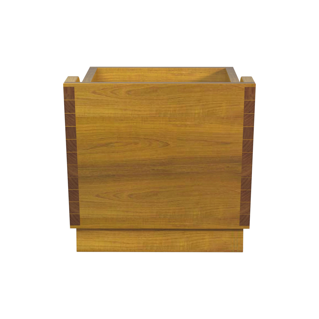 59" Claunch Handcrafted Natural Wood Tub