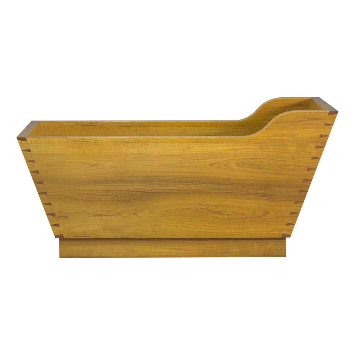 59" Claunch Handcrafted Natural Wood Tub