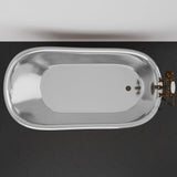 59" Dester Copper Slipper Clawfoot Tub