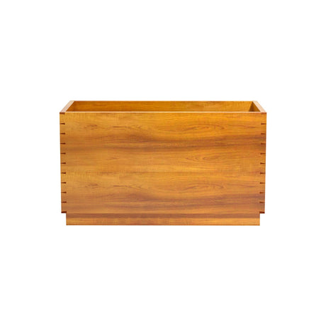 59" Dunken Handcrafted Natural Wood Japanese Soaking Tub