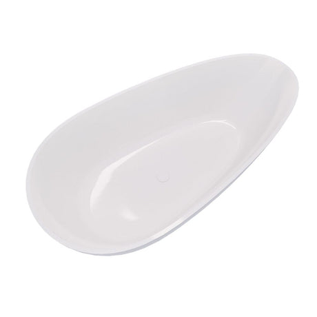 59" Topaz Solid Surface Stone Resin Freestanding Bathtub