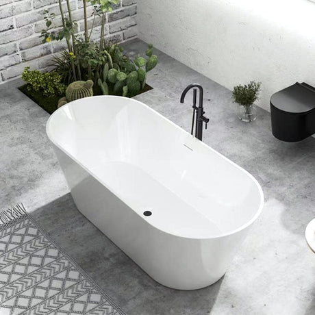 59" Wilmington Acrylic Freestanding Tub with Insulation