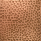 59" Zinsle Hammered Copper Single Slipper Copper Pedestal Tub