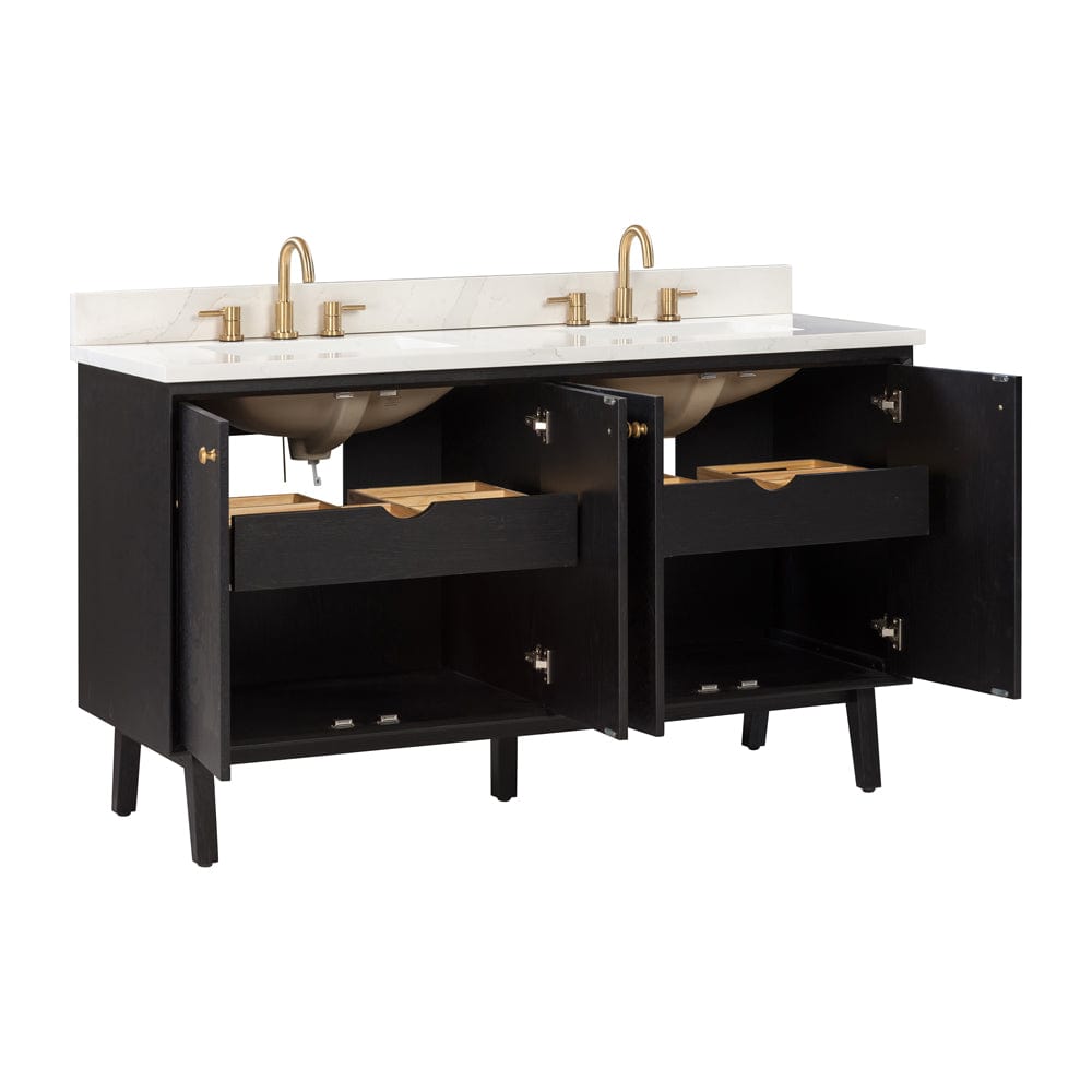 60" Adney Vanity for Rectangular Undermount Sink