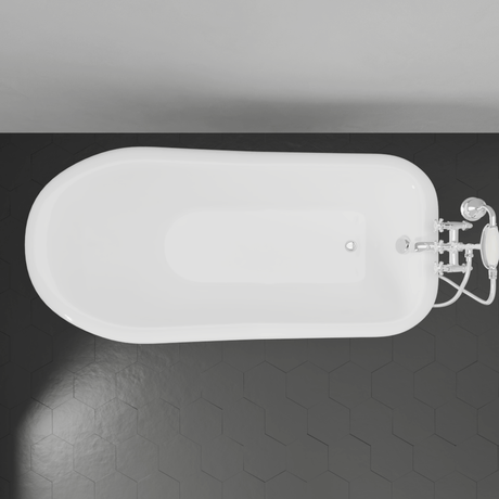 60" Ambassador Acrylic Slipper Clawfoot Tub