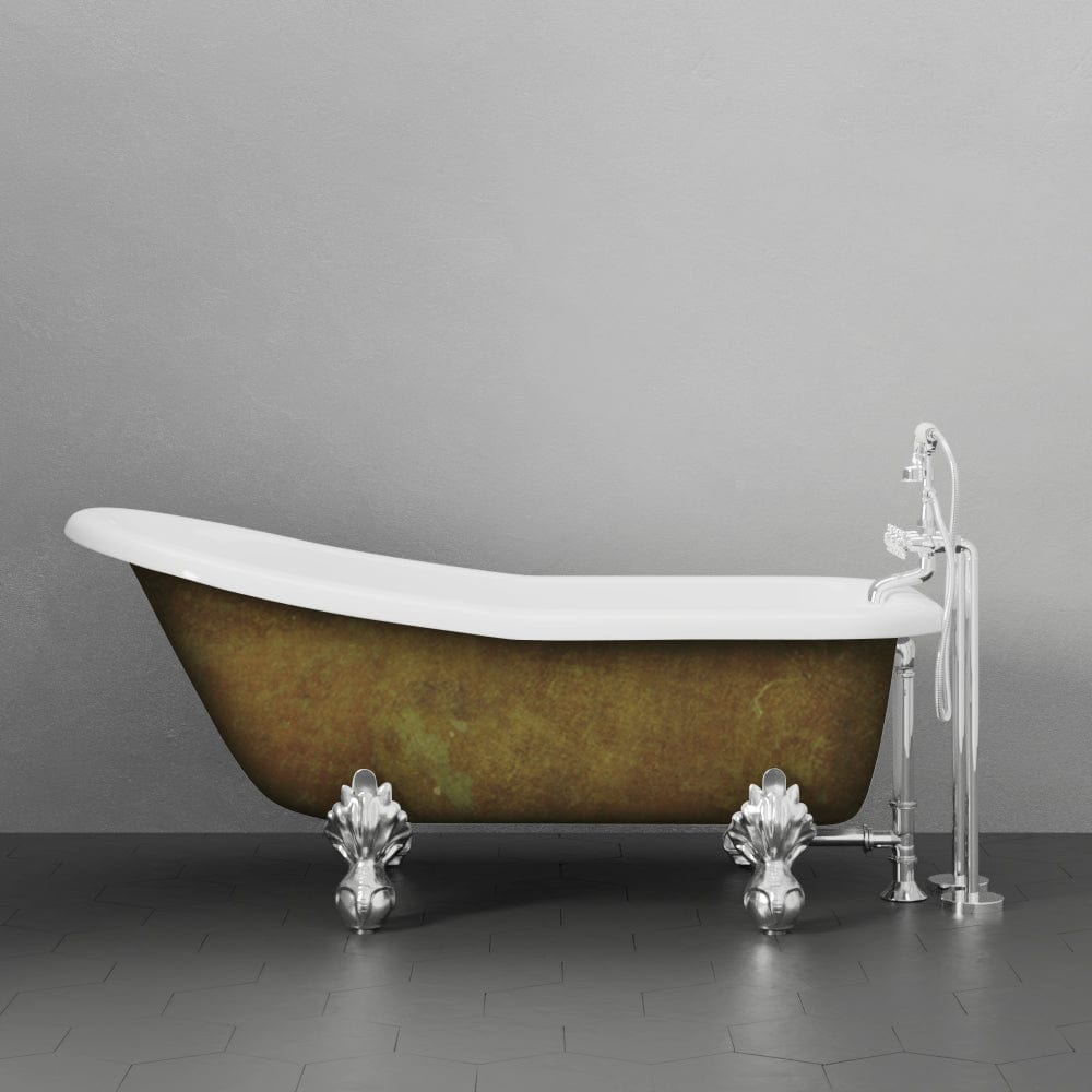 60" Ambassador Acrylic Slipper Clawfoot Tub