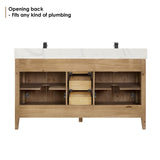 60" Belvedere Single Vanity for Undermount Sink