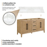 60" Belvedere Single Vanity for Undermount Sink