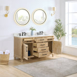 60" Catalpa Single Bathroom Vanity - Weathered Fir