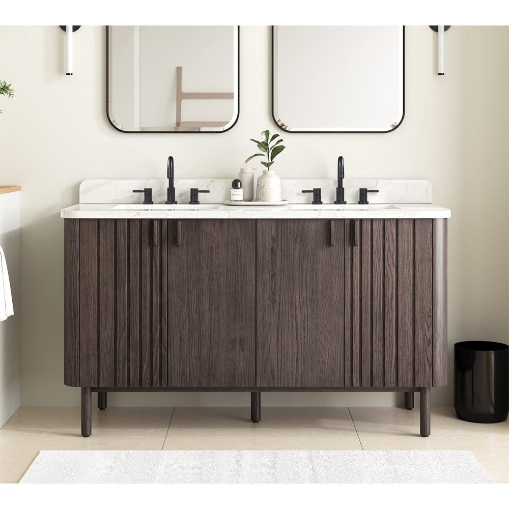 60" Edwin Vanity for Rectangular Undermount Sink