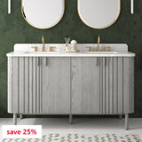 60" Edwin Vanity for Rectangular Undermount Sink