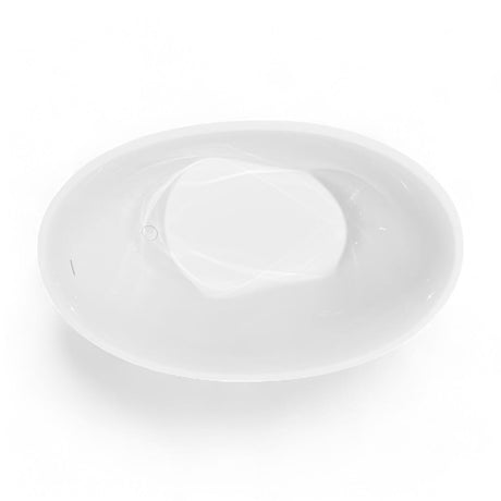 60" Holmes Extra Wide Acrylic Freestanding Tub With Insulation