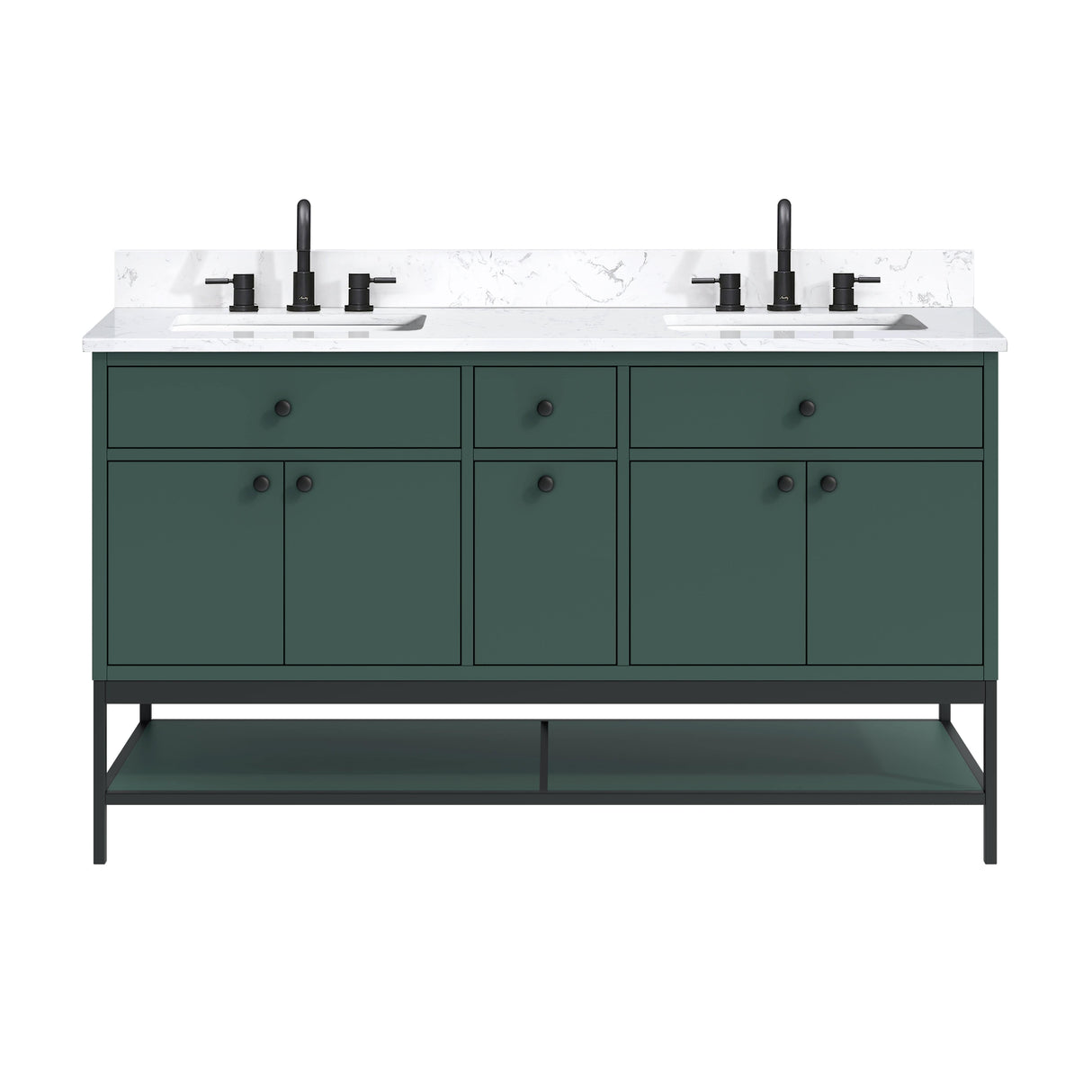 60" Mallory Vanity for Recatangular Undermount Sink