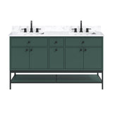 60" Mallory Vanity for Recatangular Undermount Sink