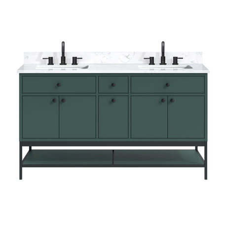 60" Mallory Vanity for Recatangular Undermount Sink