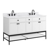 60" Mallory Vanity for Recatangular Undermount Sink