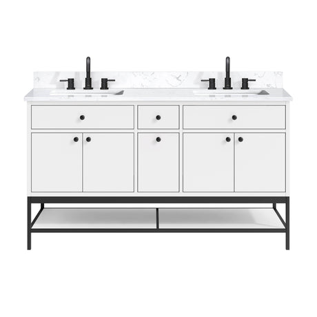 60" Mallory Vanity for Recatangular Undermount Sink