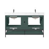60" Mallory Vanity for Recatangular Undermount Sink