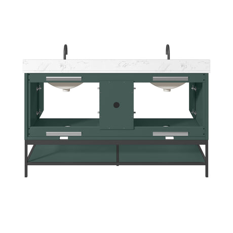 60" Mallory Vanity for Recatangular Undermount Sink