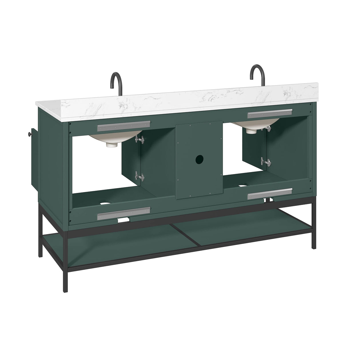 60" Mallory Vanity for Recatangular Undermount Sink