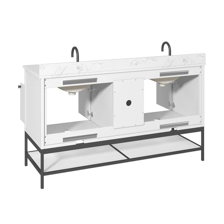 60" Mallory Vanity for Recatangular Undermount Sink