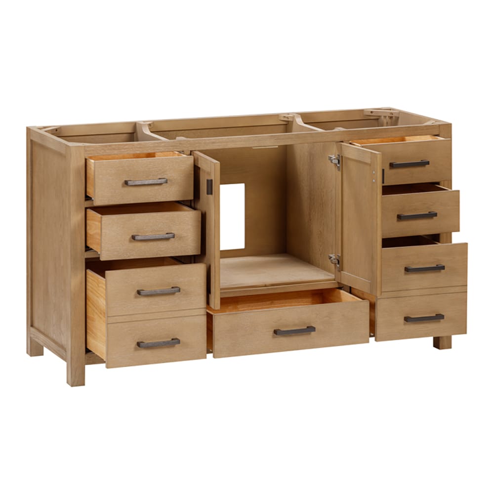 60" Noxon Vanity for Rectangular Undermount Sink - Brushed Oak