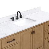 60" Noxon Vanity for Rectangular Undermount Sink - Brushed Oak