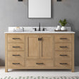 60" Noxon Vanity for Rectangular Undermount Sink - Brushed Oak