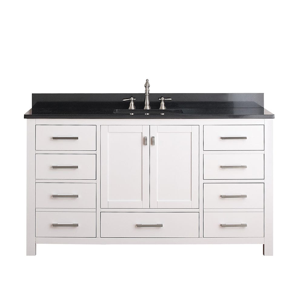 60" Noxon Vanity for Rectangular Undermount Sink - White