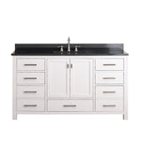 60" Noxon Vanity for Rectangular Undermount Sink - White