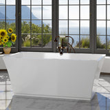 60" Pelsey Acrylic Freestanding Tub